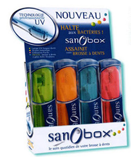 SANOBOX + ®: 1er assainisseur de brosse à dents